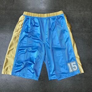 Vintage Delf Sports Blue and yellow Size XL Basketball Shorts